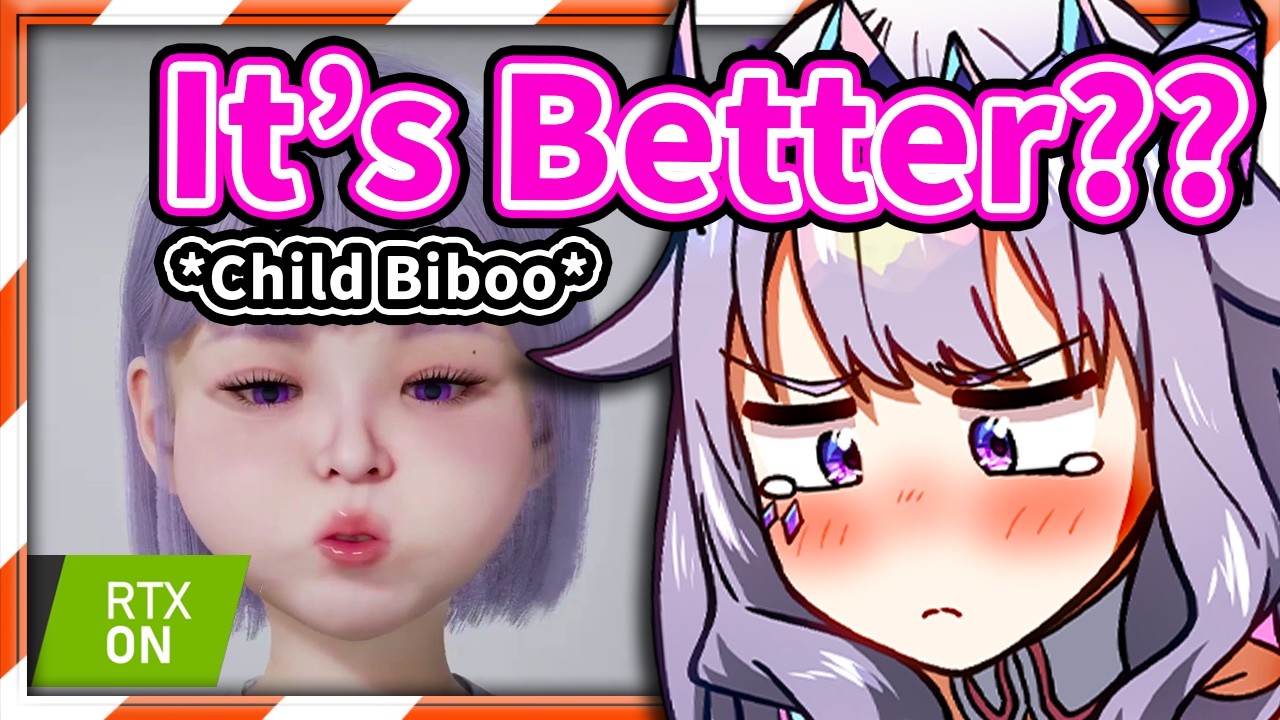 RTX On Biboo Can't Accept That She Looks Better in a CHILD'S BODY 【Koseki Bijou / HololiveEN】