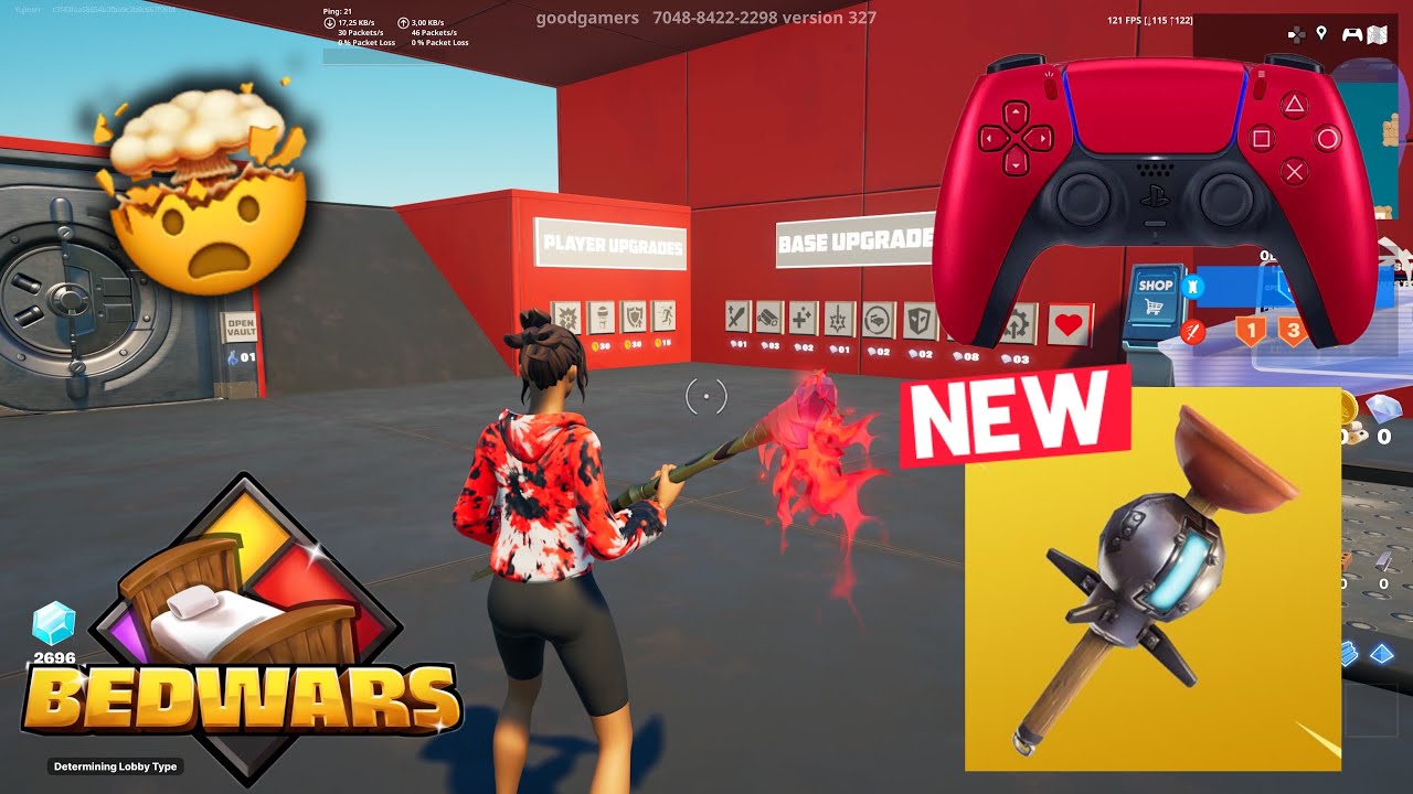 Fortnite Bedwars 🤯 Gameplay PS5 🎮