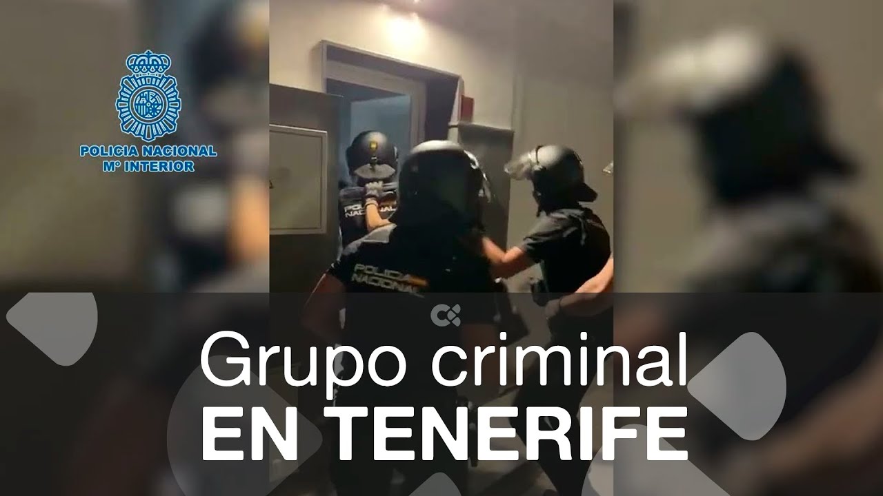 Desarticulado grupo criminal en Tenerife