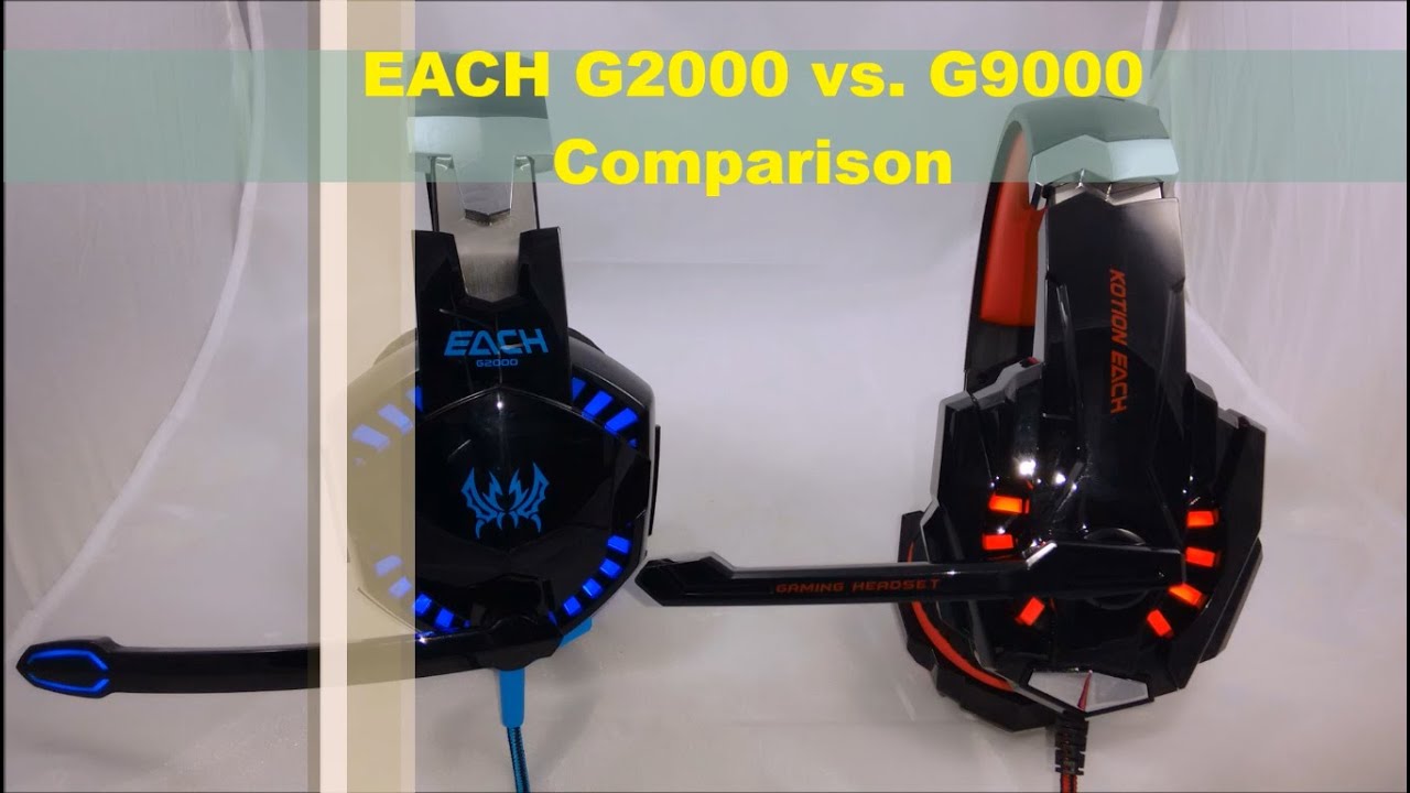 EACH G2000 vs. G9000 Gaming Headset