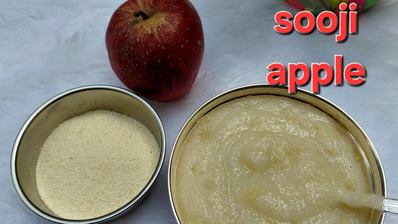 Suji Apple kheer for 7+ months babies / Easy digestion, Bone strengthing food.