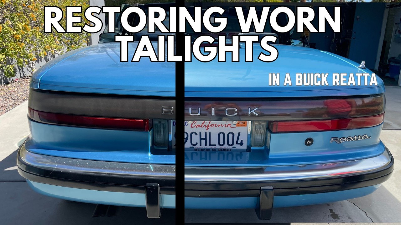 Restoring Worn Tailights on a Buick Reatta