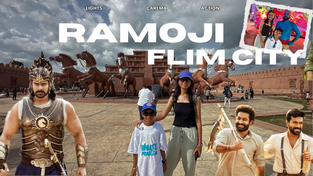 WHAT HAPPENED at Ramoji Film City Hyderabad? 🤯 Bahubali Sets and Stunt Shows!