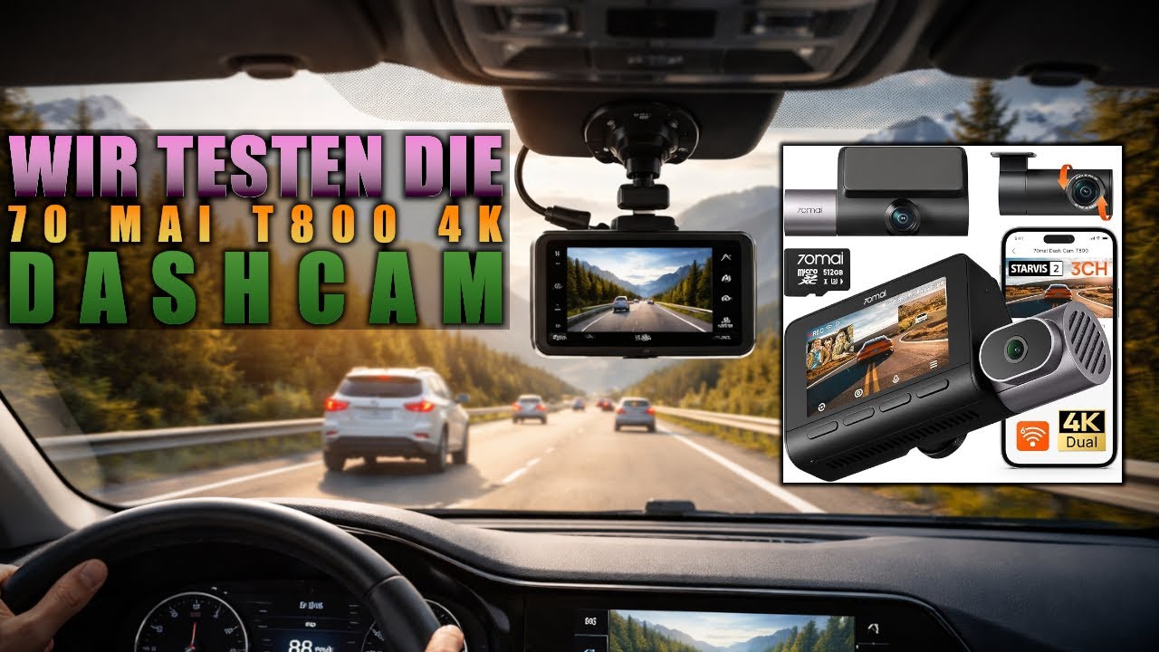 Dashcam Test | 70 MAI T800 4K | Einbau am Audi A6 4F Avant | Taugt die was? #car #tutorial #diy