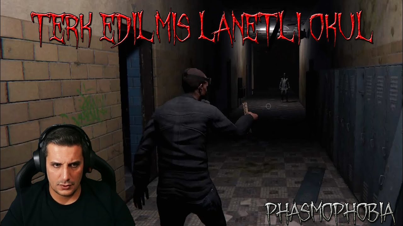 Terk edilmiş lanetli okulun içinde hayalet aramak * Kabus modu * Phasmophobia