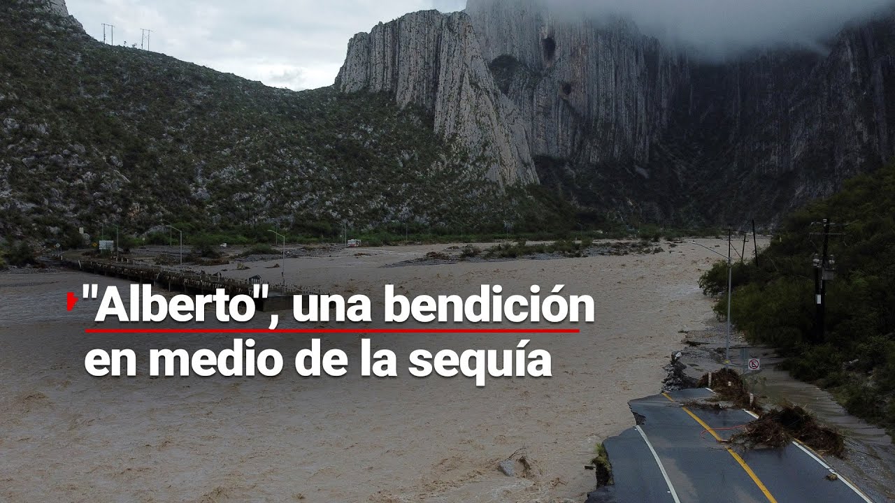 Alberto deja cuatro días de lluvias y creciente en lagos, ríos y presas de México