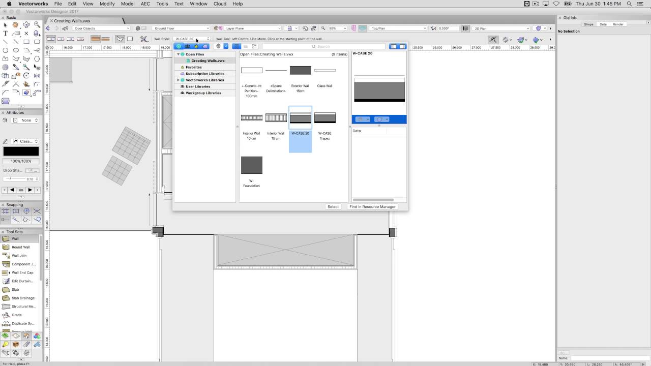 BIM Architectural - Creating Walls