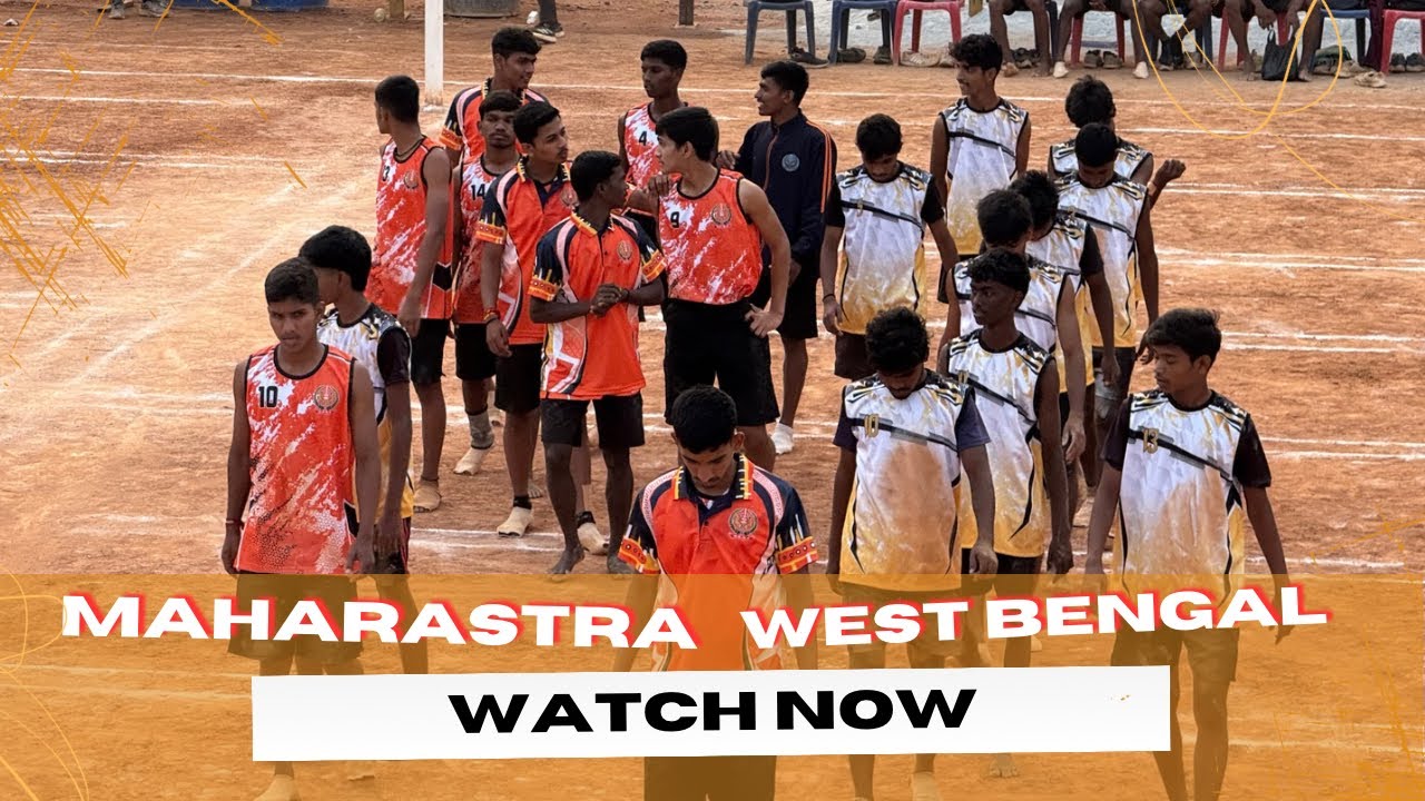 MAHARASHTRA VS WEST BENGAL TURN 01 44th Junior National Khokho Championship 