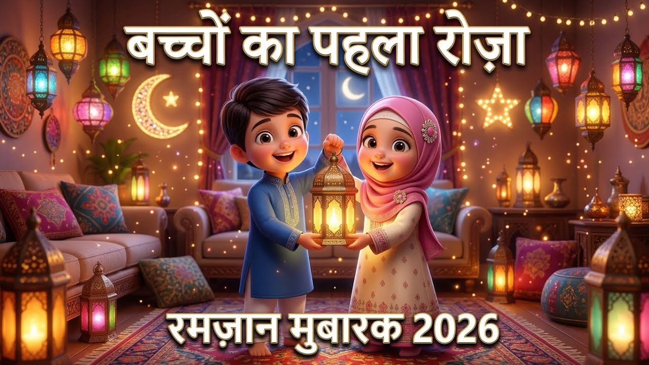 Ramadan Mubarak 🌙 Kids Story | Ahmed & Aisha First Roza Story | Ramadan 2026