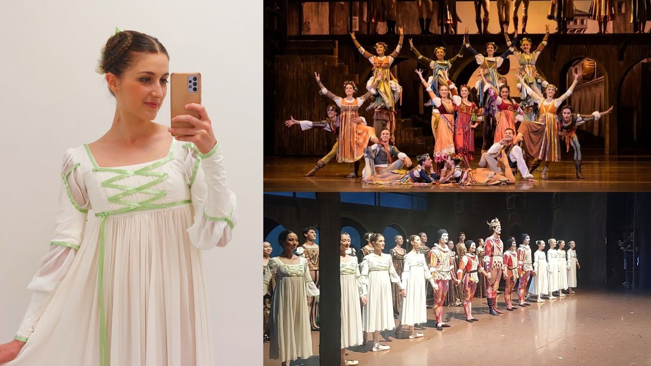 dietro le quinte del balletto ROMEO E GIULIETTA✨️ ultimo spettacolo della stagione - vlog🩰