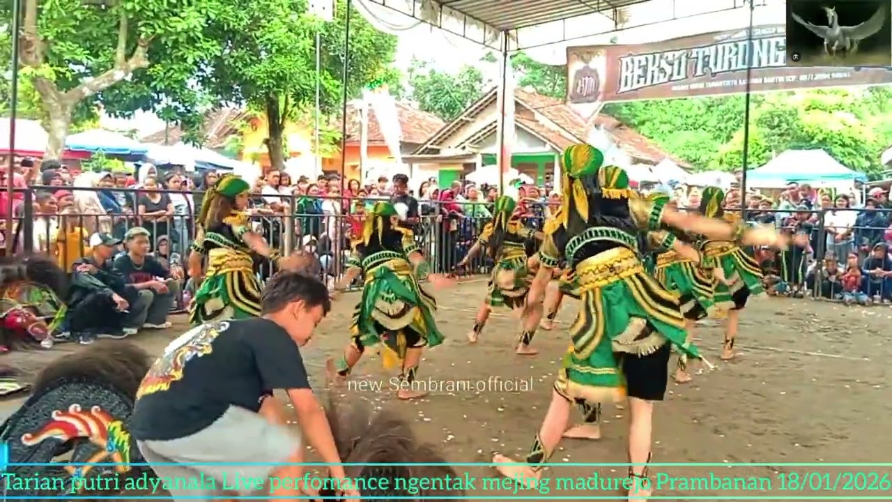Babak putri adyanala live perfomance ngentak mejing madurejo Prambanan sleman 18/01/2026