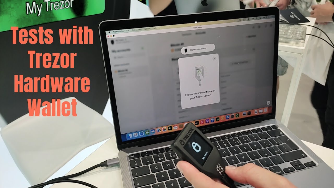 Demo Trezor Hardware Device with Benjamin Satoshilabs / BTCPrague