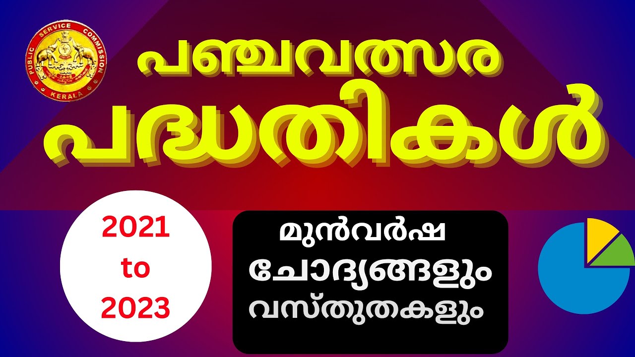 പഞ്ചവത്സര പദ്ധതികൾ 🎯| five year plan previous year questions