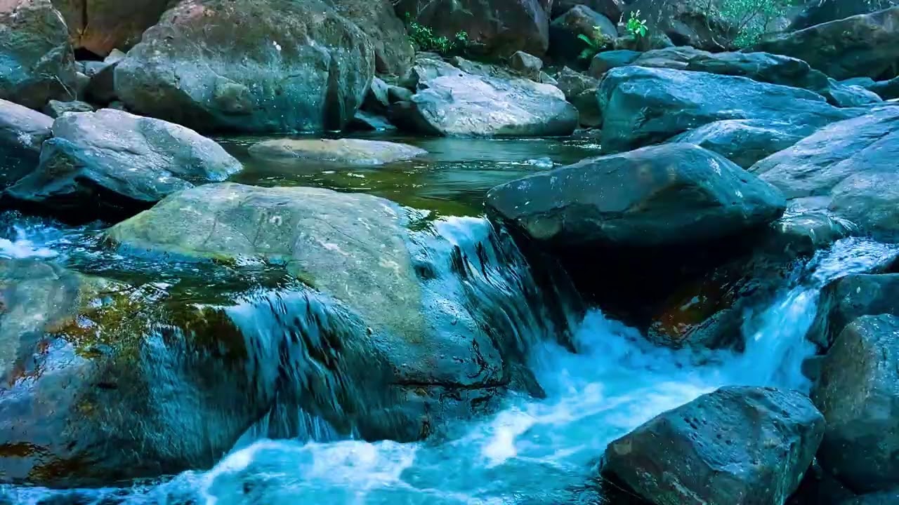 Deep Sleep & Stress Relief With Waterfall Sounds, Beautiful Piano Music, Birds Sound #025