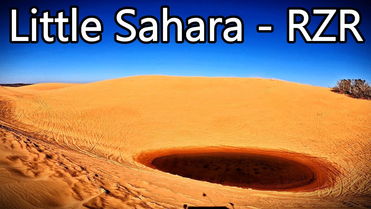 RZR ride through Little Sahara Sand Dunes