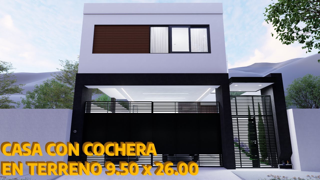 CASA EN TERRENO 9.50 x 26.00