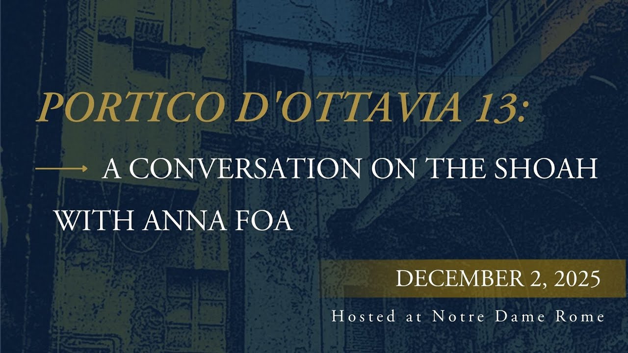 Portico d'Ottavia 13: A Conversation on the Shoah with Anna Foa