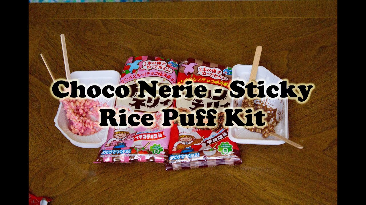 Choco Nerie - Sticky Rice Puff Kit (Strawberry and Chocolate)