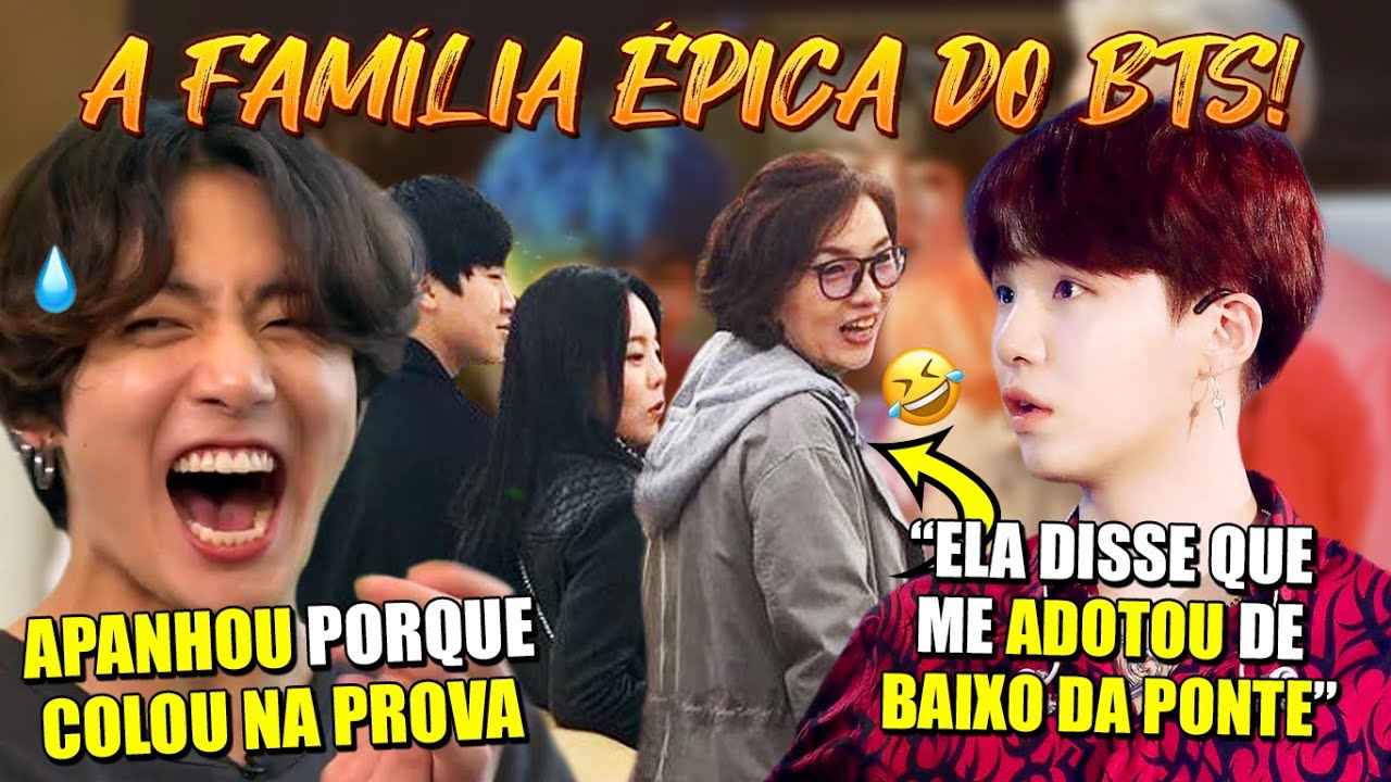HISTÓRIAS DO BTS COM SUAS FAMÍLIAS QUE VOCÊ NÃO CONHECIA!