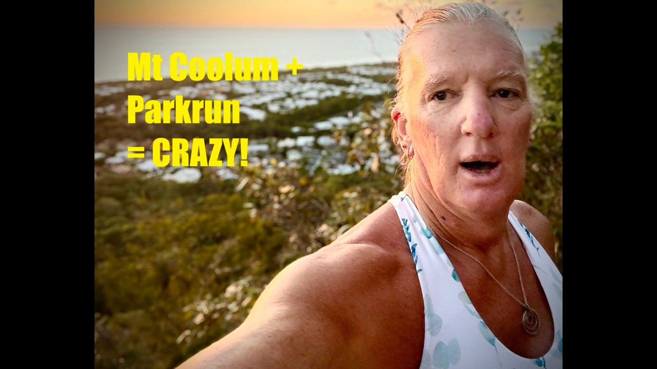 Climbing Mt Coolum Every Day, Day 7 - Climb First. 5K Run After.  Now this was crazy!