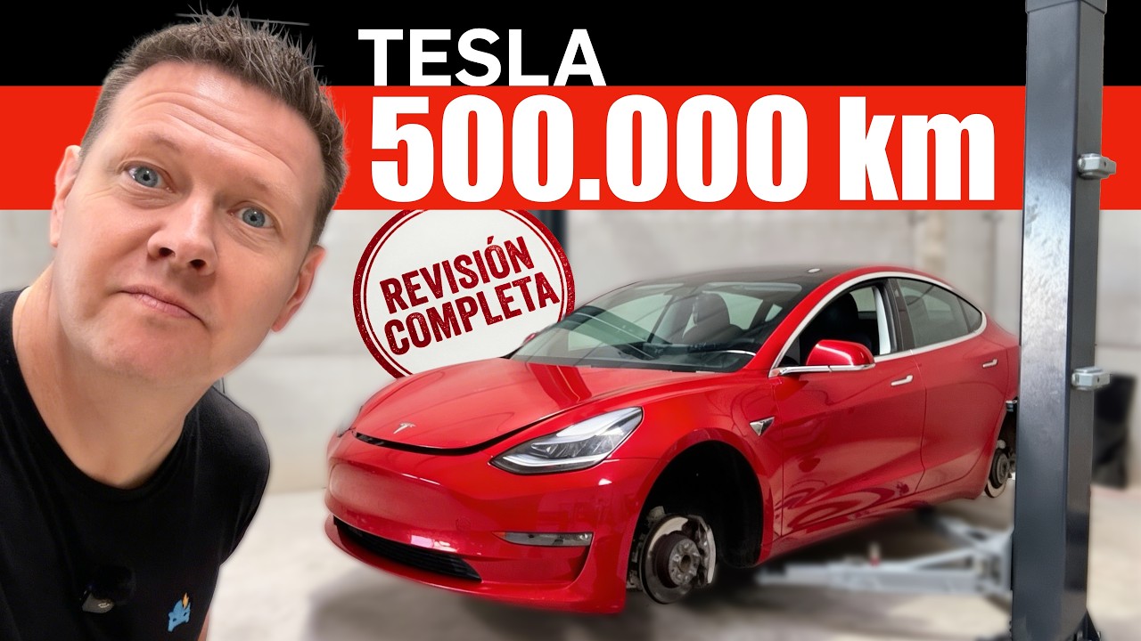 Tesla MODEL 3 - REVISIÓN con mas de 500.000 km - Increíble como AGUANTA