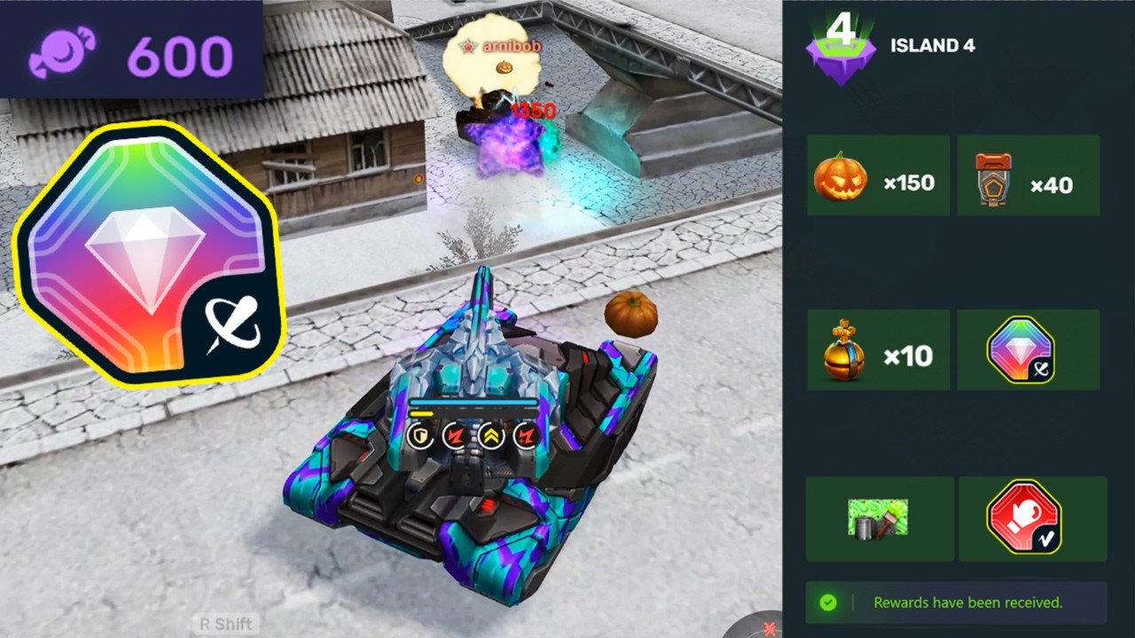 Tanki Online - Мини-игра «Сладость или гадость» 2025 | Улучшение Gauss Excelsior!