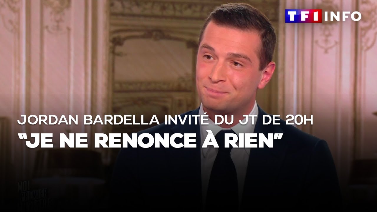 Jordan Bardella invité du JT de 20H : 