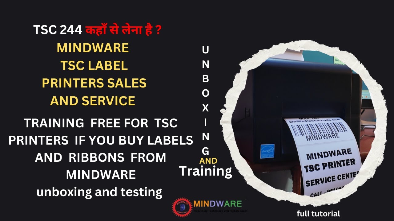 TSC TE 244 printer  from-shop.tscprintersindia.com |Unboxing the tsc Printer|Labels -Ribbons for tsc