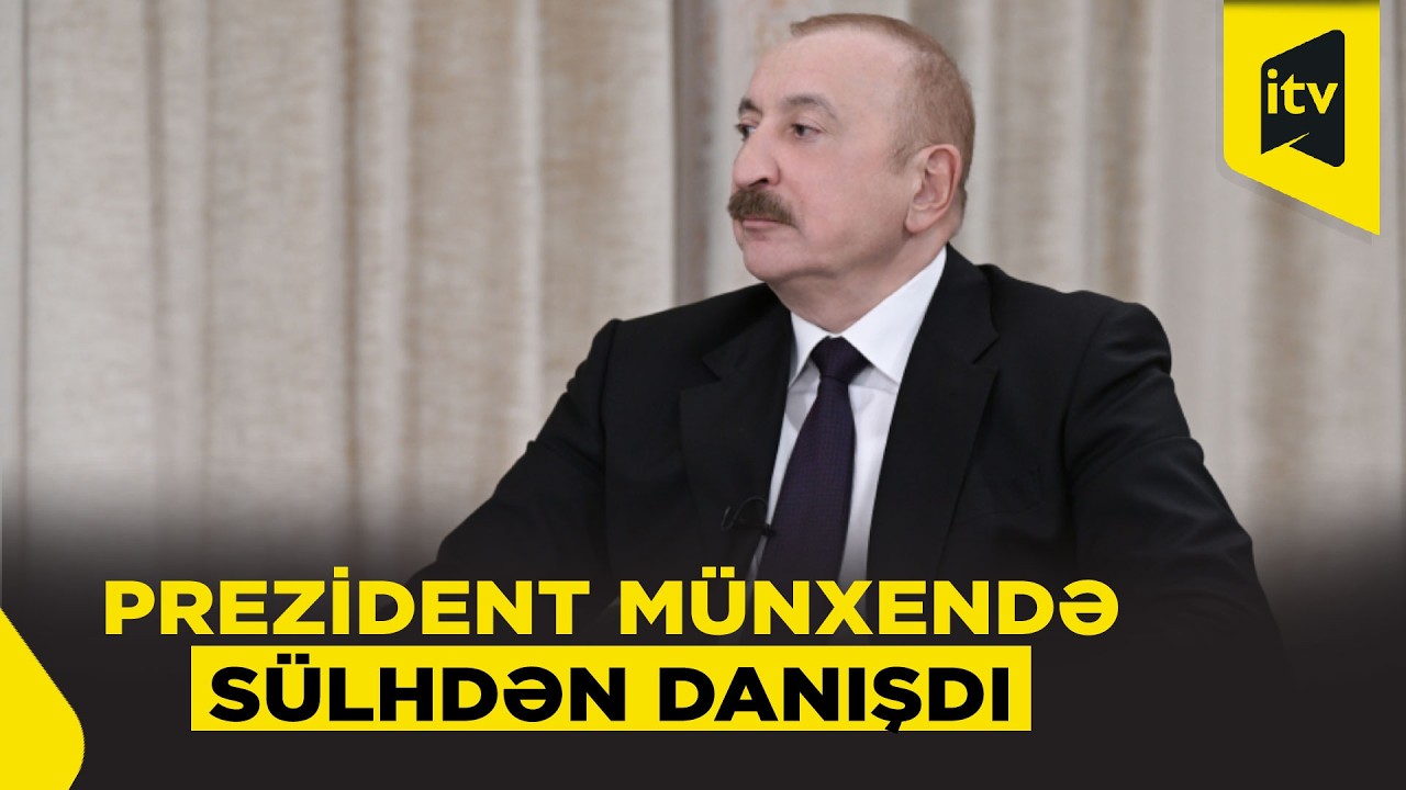 Prezident İlham Əliyevin Münxendə “France 24” telekanalına müsahibəsi