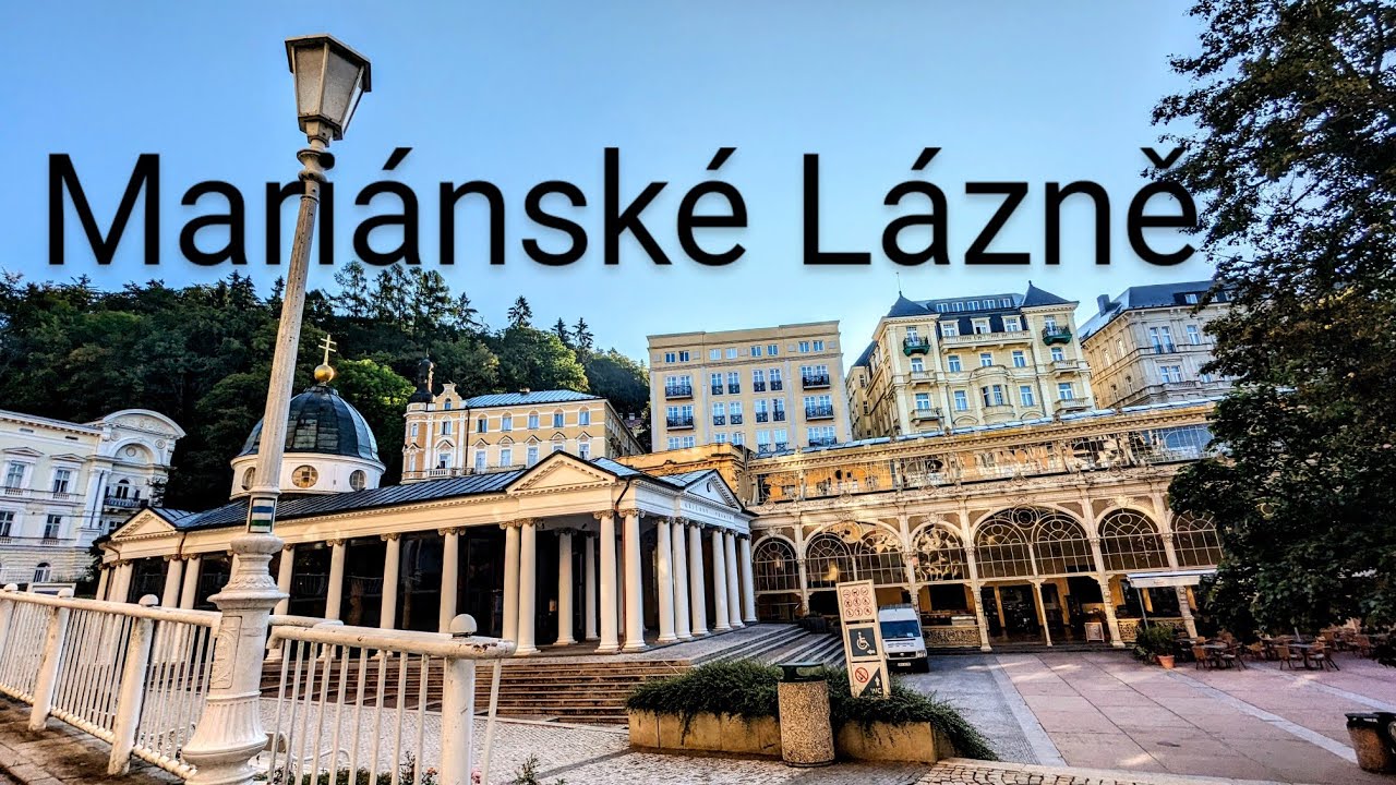 Mariánské Lázně:PROCHÁZKA 4K - Nejkrásnější Lázeňské Město Česka - Czech Nicest town