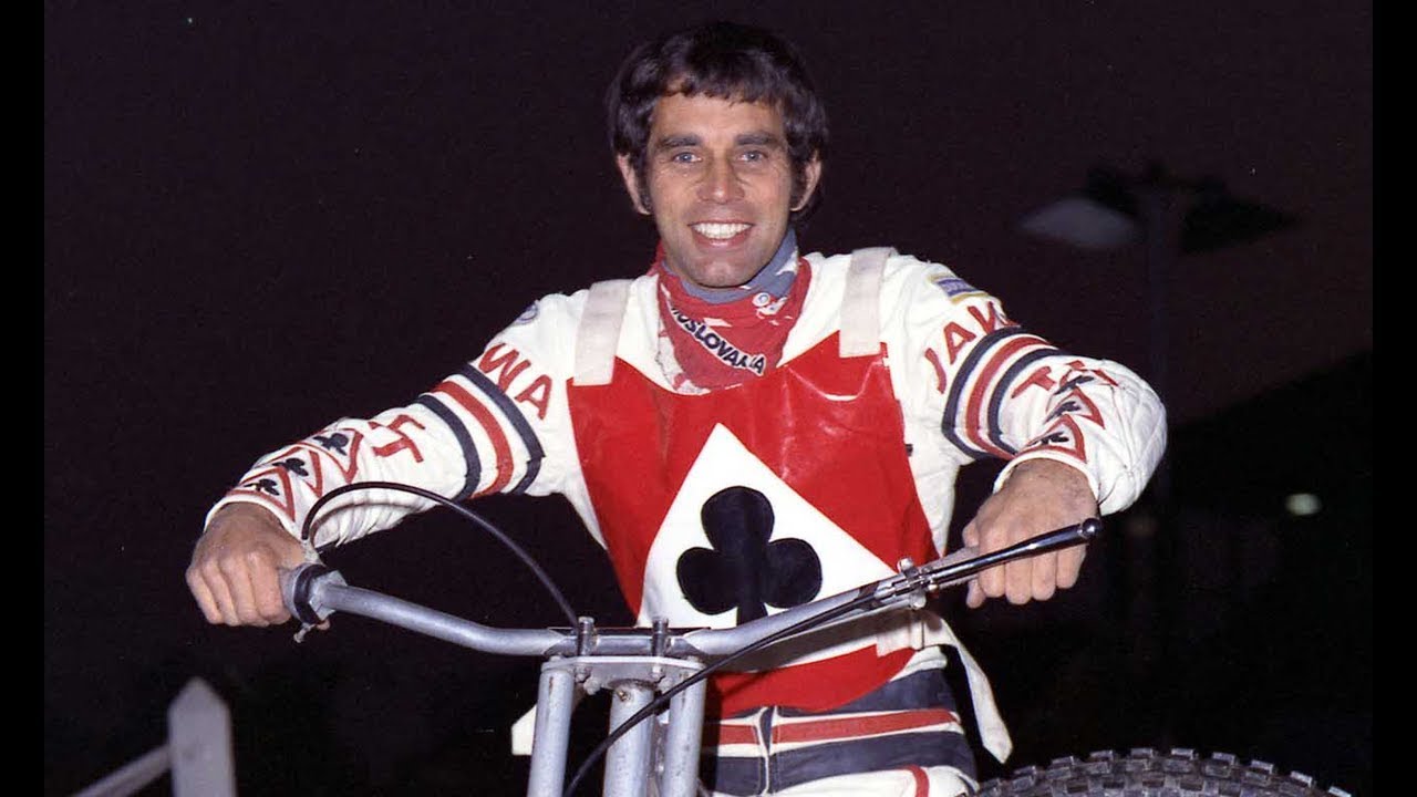 Ivan Mauger Practising at Belle Vue Speedway (Hyde Rd)