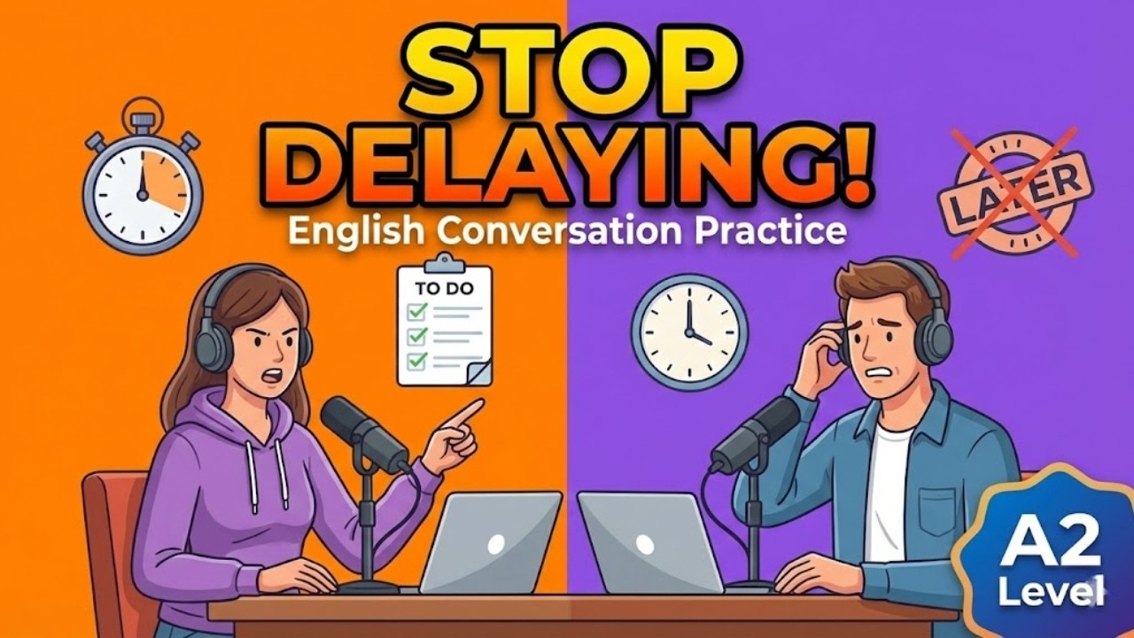 🛑 Stop Procrastinating! Learn English Vocabulary & Idioms | English Daily: The Podcast