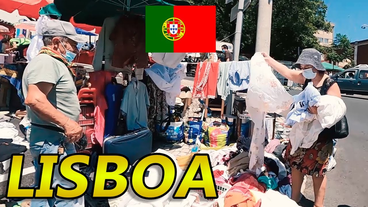 Increíble MERCADO CALLEJERO en Lisboa, PORTUGAL💸 😮 