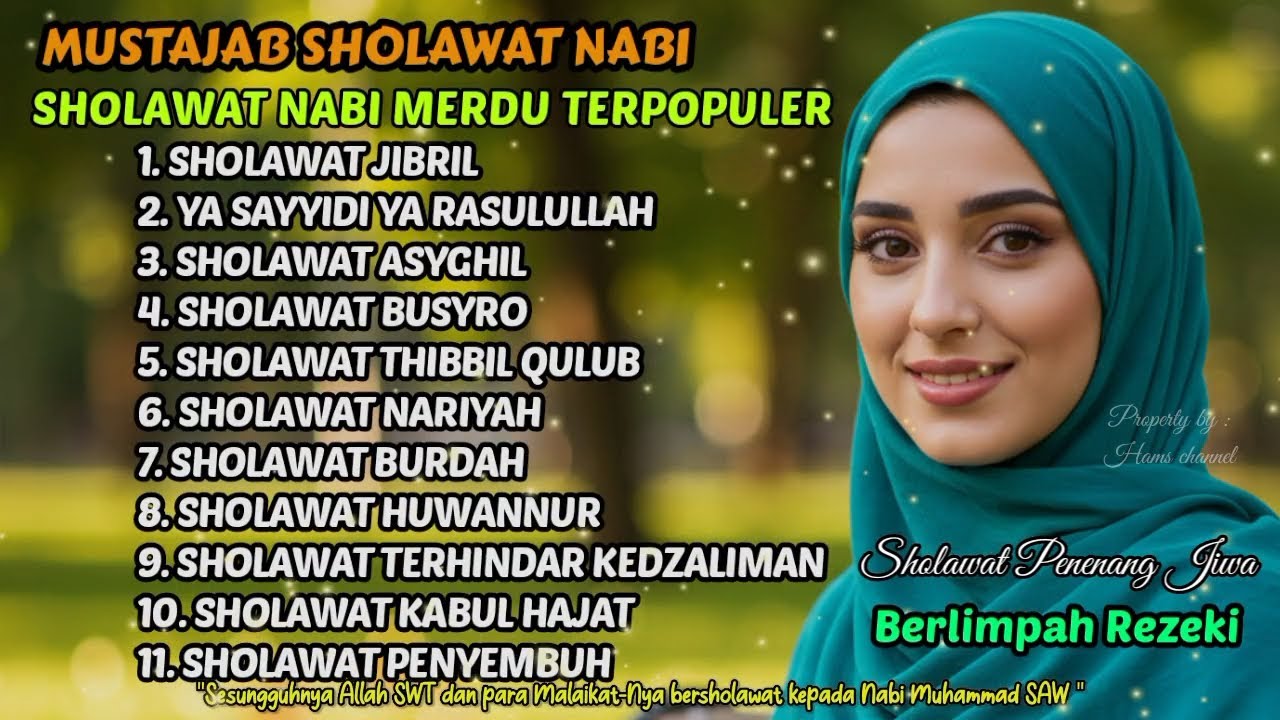 MASYAALLAH KUMPULAN SHOLAWAT LAWAS PALING MERDU BIKIN MERINDING | SHOLAWAT JIBRIL,SHOLAWAT NARIYAH
