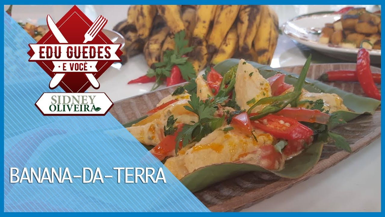 Chef ensina a preparar receitas com banana-da-terra