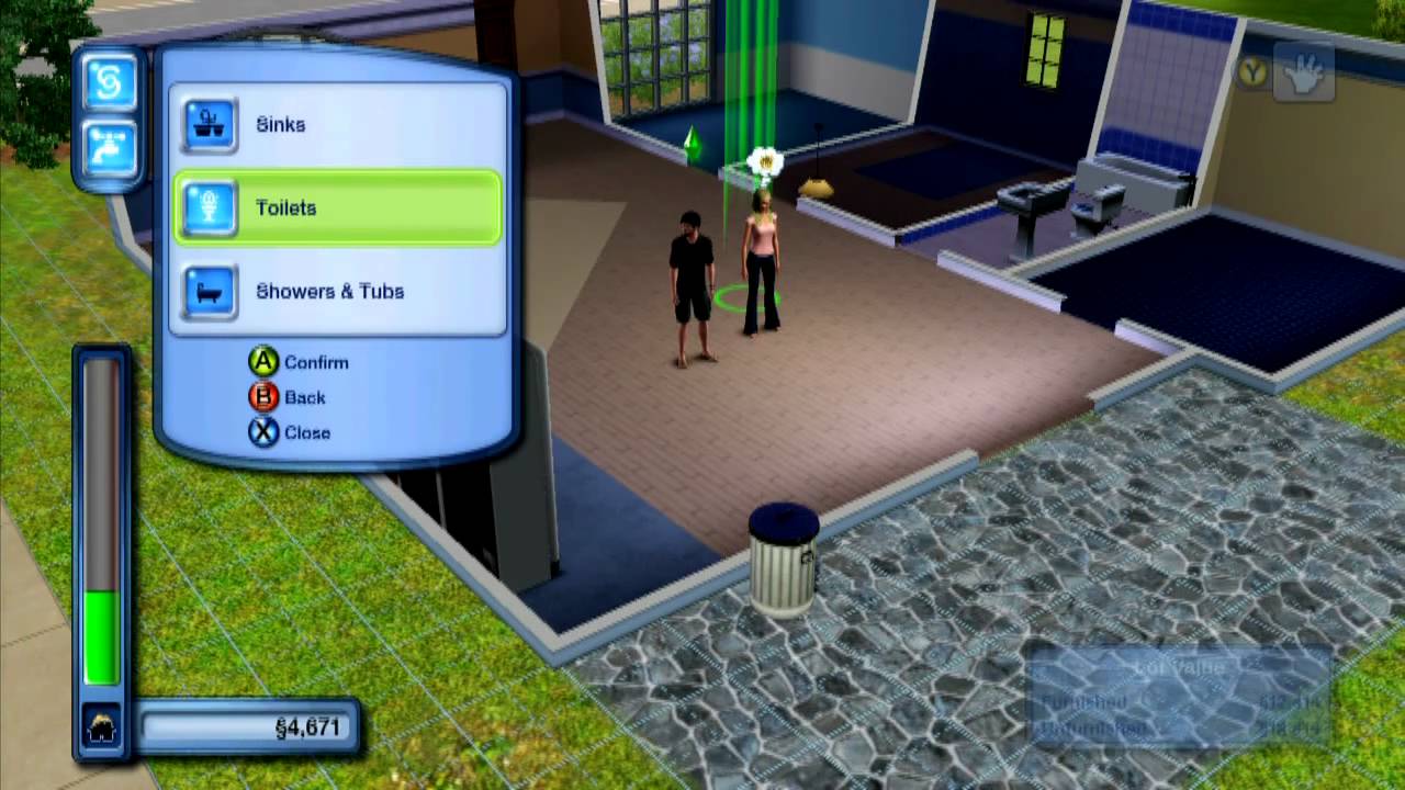 Let's Play Sims 3 For Xbox360 - Part 1 - 720p HD Gameplay