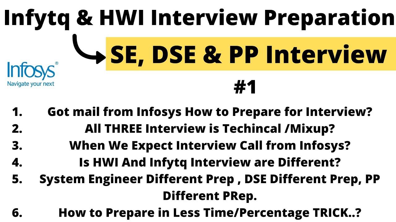 Infytq and HWI Interview Experience PART 1 | How to Prepare For SE, DSE, PP Role #infosysinterview