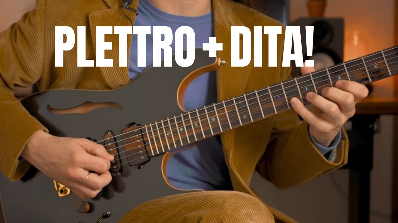 Suona con PLETTRO e DITA contemporaneamente - Tutorial chitarra