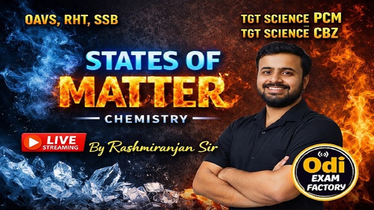 State Of Matter (Chemistry) LTR SSB TGT OAVS 🔥#ssb #ltr #rht #oavs