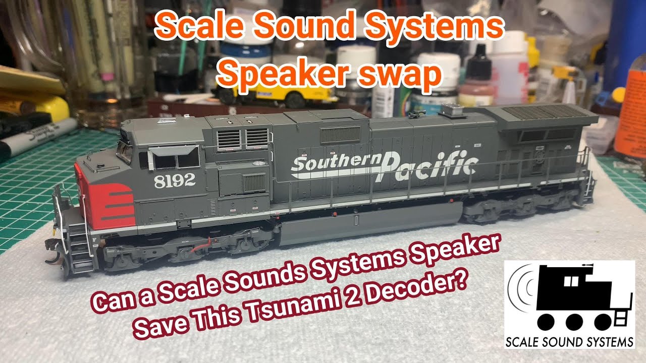 Scale Sound Systems Speaker Upgrade in Athearn Genesis 2.0 C44-9W