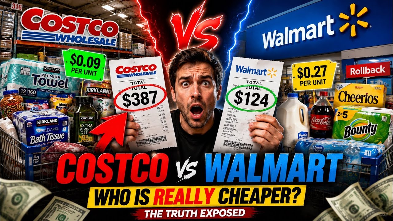 Costco vs Walmart: Which Store Is ACTUALLY Cheaper? (Truth Exposed)