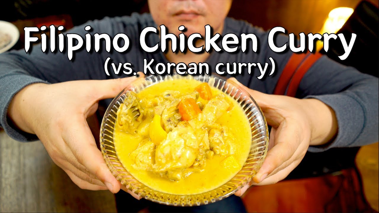 Korean Cooks Filipino Chicken Curry