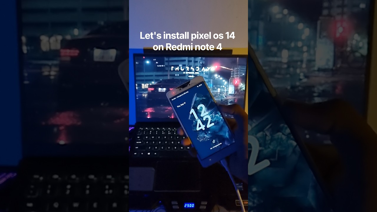 Let's install pixel os 14 on Redmi note 4