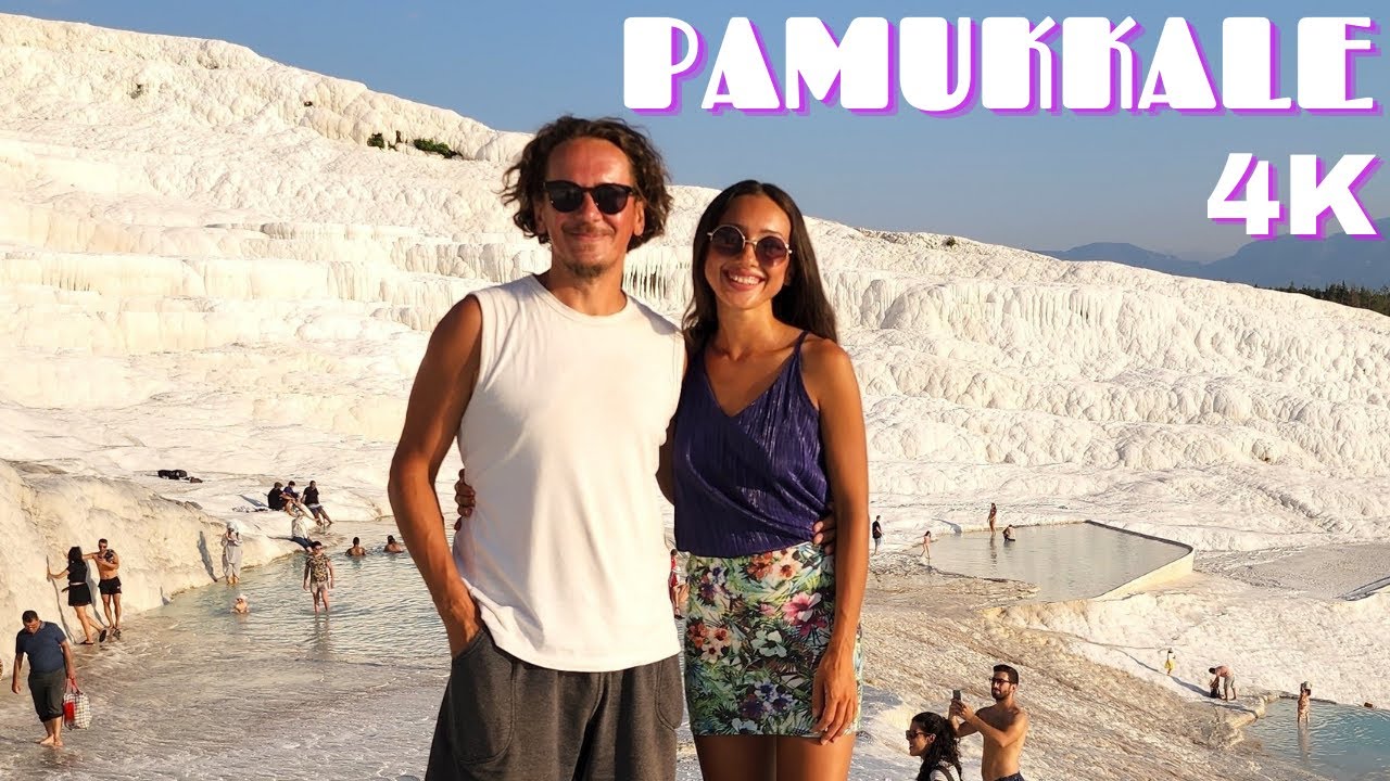 PAMUKKALE (4K) BEMBEYAZ BİR YOLCULUK / EŞSİZ KLEOPATRA HAVUZU(HİERAPOLİS ANTİK HAVUZ)/ ANTİK TİYATRO