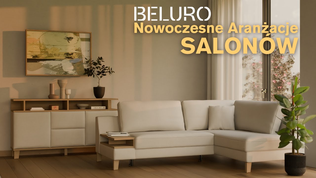 Nowoczesne aranżacje salon&oacute;w &ndash; odkryj meble, kt&oacute;re odmieniają Twoje wnętrze | Beluro
