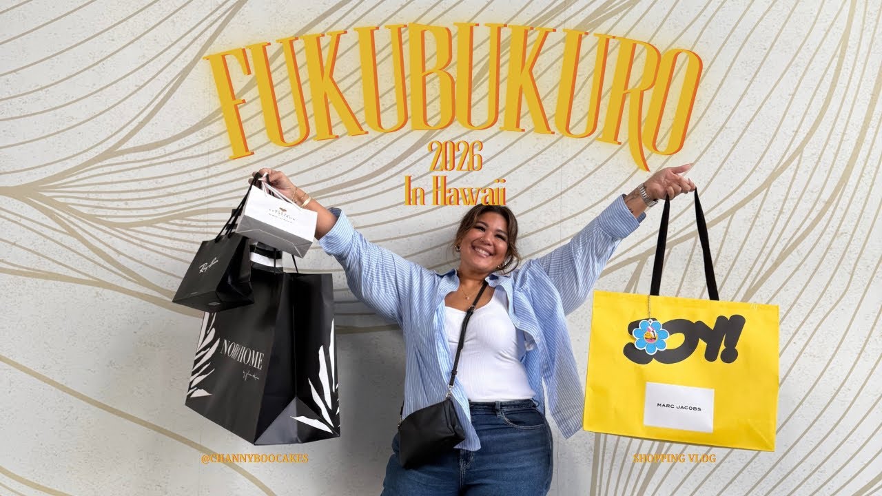 My First Time Doing Fukubukuro 2026 in Hawaii | Everything I Bought & How Much I Spent! 💸✨🤑