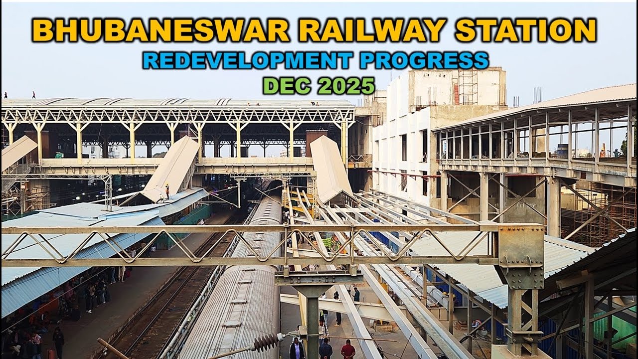 New Bhubaneswar Railway Station Almost Ready 😮 | Dec 2025 Update