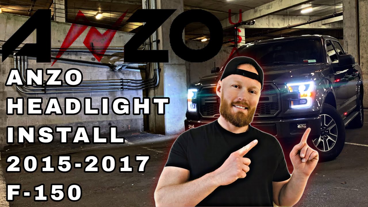 Установка фар ANZO на F-150 2015-2017 гг.: пошаговая инструкция.