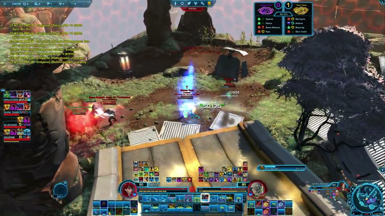 SWTOR Arena 23-08-23 Guardian (teamed with Min and got called dumb noobs....yippee!)