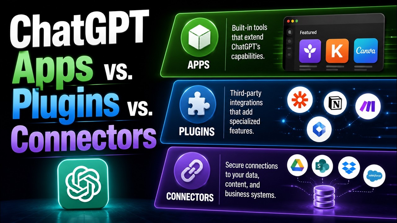 ChatGPT Apps, Plugins, and Connectors